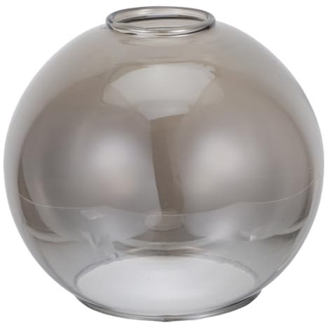 HAMPPLIES Glass Globe Lampshade Ball Shaped Lamp Cover for Ceiling Lights Living Dining Bedroom Modern Replacement Shade