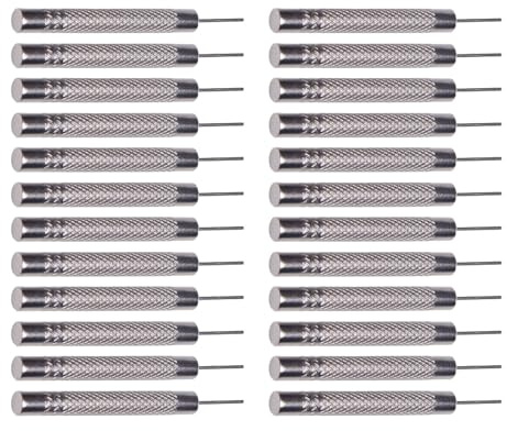Baluue Uhrenarmband Werkzeug Set, Armbandkürzer mit 24 Stück Ersatzstiften (0.8-1.0mm), Profi Uhrmacherwerkzeug zum Stiftaustreiber & Federsteg Entfernen, Uhrenreparaturset für Armbandglieder