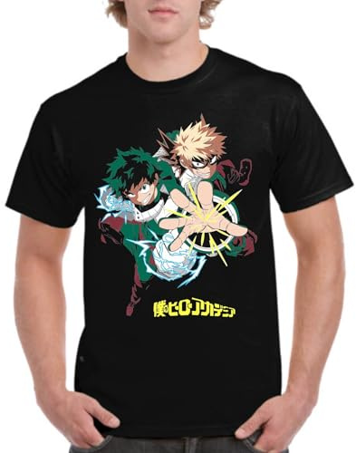the Fan Tee Camiseta de Adulto de Hombre Dibujos Animados My Hero Academia Deku Plus Ultra Boku no Hero 026 M