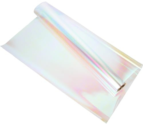 FESTFENDS Rulle Iridescerande Cellofanpapper DIY Blommigt Förpackningsmaterial Hållbar Presentinslagning för Buketter och Dekorationer