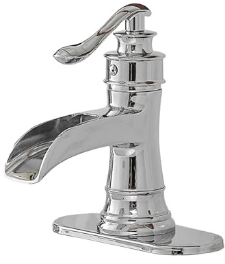 BWE Badezimmer-Wasserhahn, Chrom, Wasserfall, Waschbecken, Badewannenarmaturen, Einhandloch, WC, Waschtisch, Toilette, kommerzielle Wasserversorgungsleitungen, Schlauch