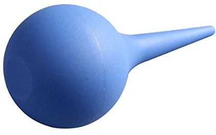 rosenice Air Blower Dust Cleaner Rubber Ear Bulb Elastic Squeeze Bulb for Ear Washing Fluid Suction and Dust Removal 4.72 Inch