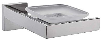 Celbon Piattini portasapone in Acciaio Inox SUS304 con Supporto in Acciaio Cromato Piattini portasapone per Bagno
