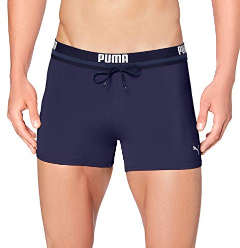 PUMA Hombre Puma Bañador para hombre Logo Maillot de bain, color marino, XXL EU