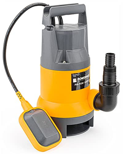 Pompe à eau immergée pour eau propre-sale 1600W avec flotteur 9500L/h