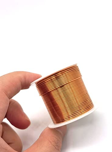 Xuulan Emazeler Wickelkabel emailliert Kupferdraht 1 8AWG 24AWG 32AWG 20AWG 0.8 5 mm 0,2 mm 0,6 mm 0,1 mm 1,2 mm QA-1/155 for Elektromagnete (Color : OD 1mm, Size : Weight 100g)