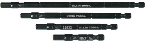 Klein Tools 32944 Flip Socket Replacement Hex Shafts for Klein Flip Sockets, 2-Inch to 6-1/2-Inch, 4-Pack