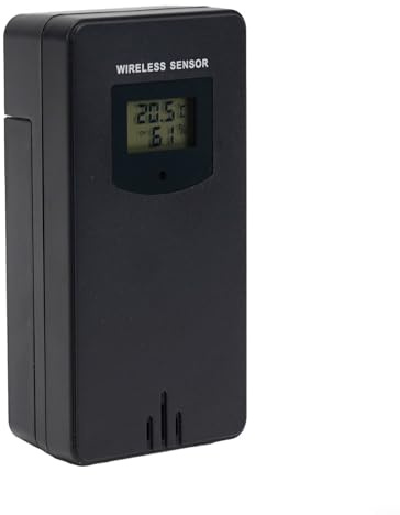 For FanJu Weather Station Wireless Sensor Stable and Reliable Performance (black)