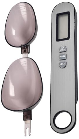 Cucchiaio dosatore digitale, leggero, bilancia misuratrice di precisione, set di cucchiai dosatori, strumento di pesatura da cucina per cucinare, liquidi, ingredienti sfusi, tè, ha