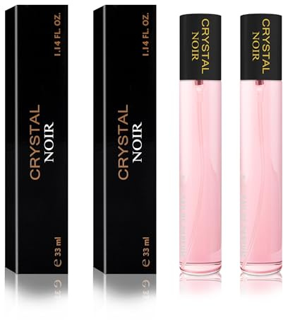 NAINA Damenparfüm Set Black Crystal 2x 33ml Eau de Parfum Spray | Inspirierte Parfüm Damen Set, Parfümfläschchen Flakon, Einzigartiger Duft und Dufterlebnisse