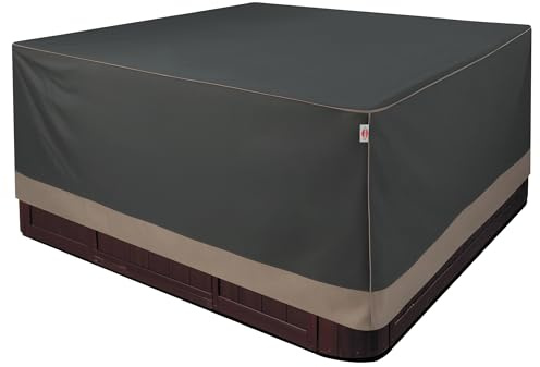 Poolabdeckungen230x230x85 Poolabdeckung 420D Oxford-Gewebe Garten-Pool Staubabdeckung,Abdeckung für Whirlpool Wasserdicht,Abdeckplane Pool mit UV-Schutz,Abdeckplane Pool für rechteckige Pools