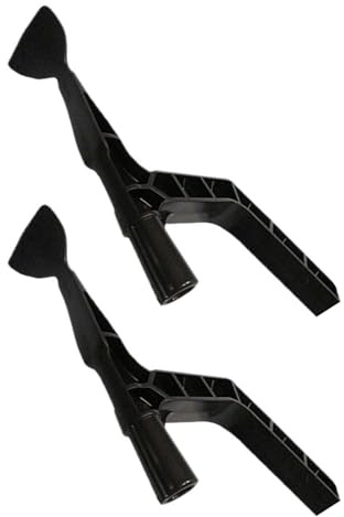 2 herramientas de limpieza de canalones, cuchara y cuchara limpiadora de canalones de techo, raspador portátil para limpiar hojas y escombros