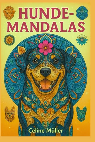 Hunde-Mandala-Malbuch