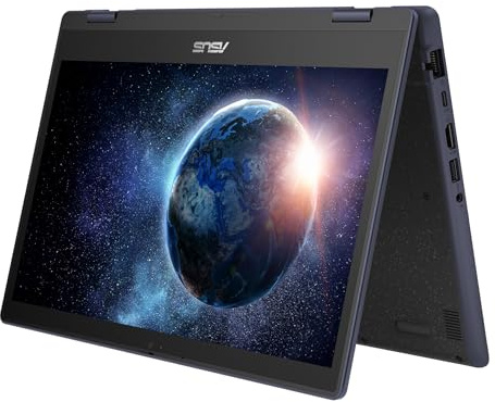 ASUS ExpertBook BR | Convertible | Mineral Grey | 14 FHD Touch-Display | Core i3 N305 | RAM: 8GB | SSD: 4TB | Stylus Pen | Windows 11 Pro | Office 2024 Pro | Notebooktasche