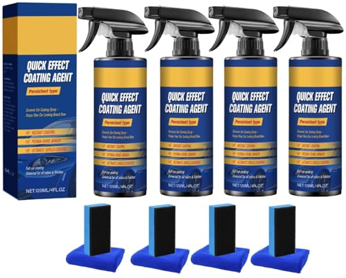 Limlex Beschichtungsspray, Sopami Spray Autolackspray für Glanz Und Schutz, 3 In 1 Hoch Schutz Schnelles Auto-Beschichtungsspray, Das Reparatur, Schutz Und Aufhellung Vereint für Alle Auto (4)