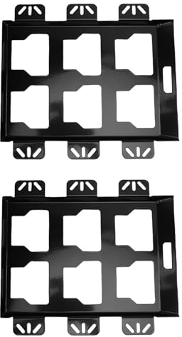 Generic Werkzeugkasten-Montageplatte, Metall-Werkzeugkasten-Grundplatte, 100 Lbs Ladekapazität, Ersatz für Molle-Panel-Verpackung (BLACK)