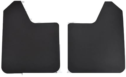 Auto Parafango Auto Pickup SUV Furgone Camion Anteriore Posteriore Rally Sport Paraspruzzi Universali Parafango(2pcs-set Black)