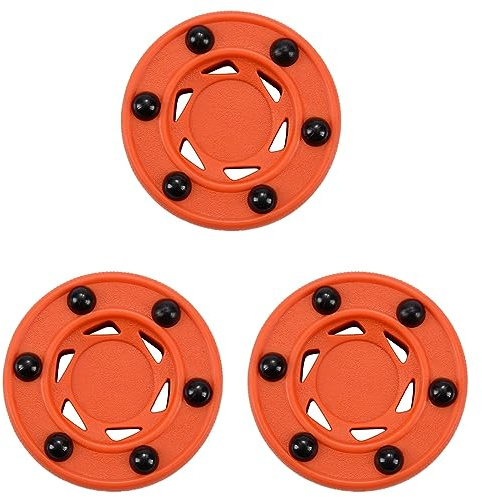 Deechate 3X Hockey Puck de Práctica de Abdominales Duraderos para Entrenamiento de Hockey sobre Hielo