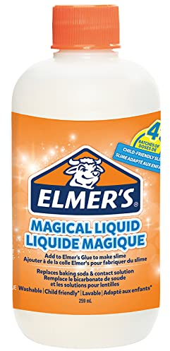 Solución líquido mágico slime de pegamento Elmer, 259 ml; ideal para hacer slime