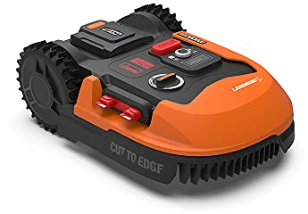 WORX Landroid L WR148E Robot Lawn Mower for large gardens up to 800m2 / Automatic robotic lawn mower for manicured lawn with application control, wifi connectivity