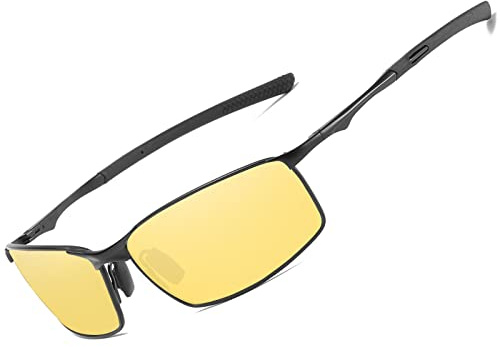 LEDING&BEST Polarisierte Sonnenbrille Herren Damen UV-Schutz Fahrerbrille | Ultraleichte Metall,Verstellbare Nasenpads,Rutschfest,CAT 3,Pilotenbrille,Sportbrille,Angeln,Autofahren,Outdoor,Reisen/Strand