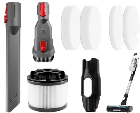 LVAC-200 Filter Brush Replacement Tube Fit for Levoit LVAC-200 Cordless Stick Vacuum Cleaner LVAC-200 MAX, Attachment Adapter Tube Brush Filters Kit