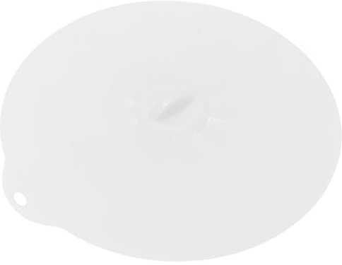 Housoutil Extra Large Round Silicone Food Grade Pan and Bowl Lid with Suction Seal for Microwave and Dishwasher Use