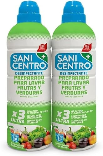 Desinfectante Frutas y Verduras Concentrado 2x750 ml