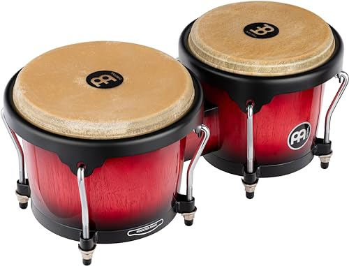 Meinl Headliner Bongos HB100WRB, 6 3/4+8 Wine Red Burst #WRB