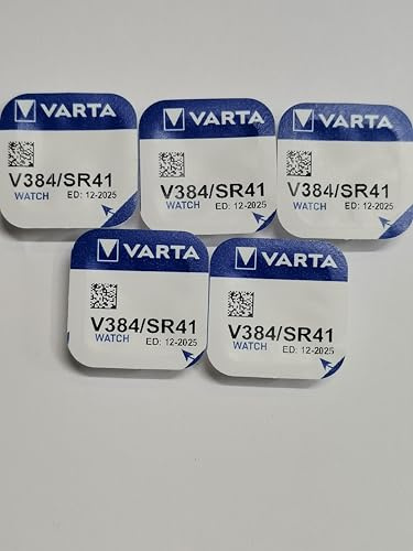 VARTA Piles Bouton Lot de 5 - V384