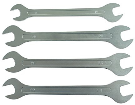 Ultradünnes Schraubenschlüssel-Set von Laser, 4 Stück, silberfarben – 6789