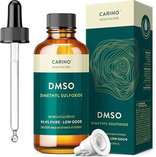 DMSO Pharma-kvalitet med pipett och droppstängning – 99,9 % dimetylsulfoxid 100 ml