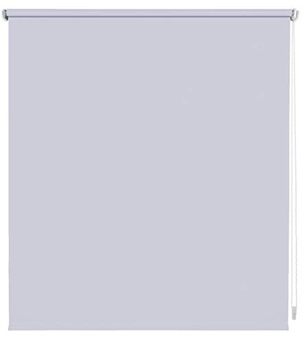 Kettenzugrollo Seitenzugrollo Fenster Rollo viele Größen und Farben Metall Träger Wand- und Deckenmontage Stoff Blickdicht lichtdurchlässig Vorhang Sonnenschutz Blendschutz (200 x 180 cm, Hellgrau)