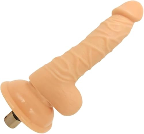 Godemichet Réaliste de 19cm avec Connecteur 3XLR, Accessoires Machine | Sexuelle Masturbation Féminine Clitoridien Point G Stimulateur Vagina, Jouets Sexuels pour Hommes, Femmes et Couples