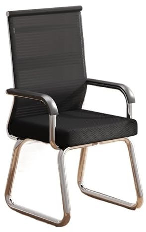 Shihan-2015 Sillas de Oficina Silla de Oficina Negra con Respaldo Alto, Silla de Escritorio ergonómica, Silla de Escritorio de Malla Transpirable con reposabrazos Silla de Escritorio