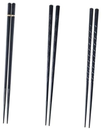 OFFSCH 2pares Palillos Puntiagudos Antideslizantes De Aleación Vajilla Japonesa Juego Personalizado Para Restaurante Estilo Chino Para Comida De Aleación Duradera y Ecológicos Diseño De s