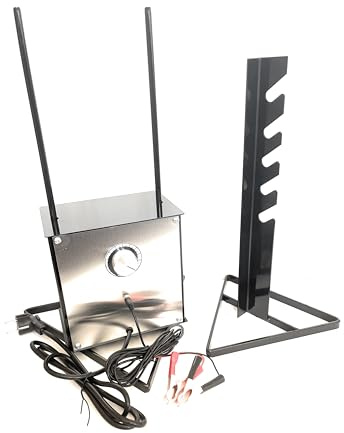 ALLEGRI Girarrosto Gigante Doppia alimentazione Velocità Variabile Batteria 12-24 volt / 220 volt SENZA SPIEDO
