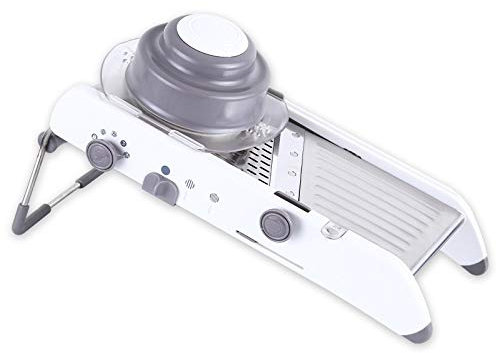 Sunicon Verstellbar Edelstahl Mandoline Gemüsehobel, handgehaltener Gemüsereibe, Zwiebelschneider, Gurkenhobel, Reibe, Mandoline Gemüseschneider, für Schneiden von Obst, Gemüse