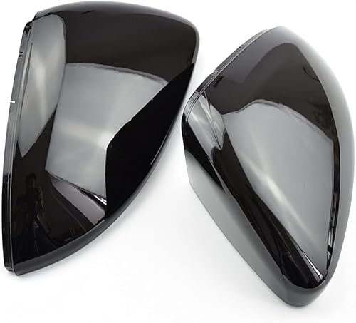 Spiegelkappen Außenspiegel Für VW Golf MK7 Golf 7 GTI TSI 2014 2015 2016 17 2018,Auto Rückspiegelkappe Gehäuse Autozubehör Außenspiegel Ersatzteile,A-1 Pair Black