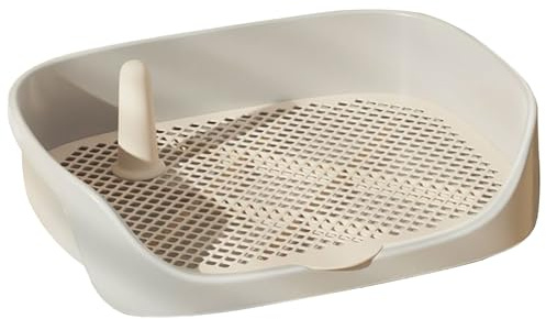 Bac de Toilettes pour Chiens 15.8x11.8x4.3 dans Un entraînement de Toilettes en Plastique sécurisé Amovible