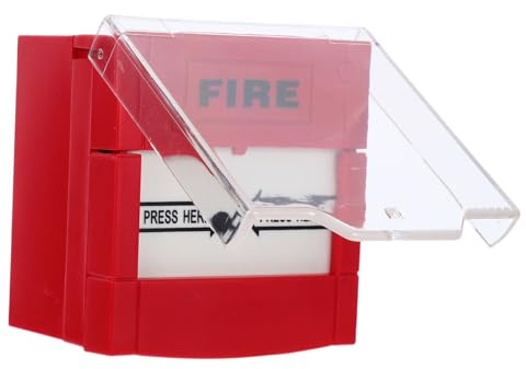 ABOOFAN Pulsante Chiamata Emergenza Ripristinabile Antincendio Interruttore Manuale Per Allerta Immediata Facile Installazione Per Aziende e Sicurezza Domestica