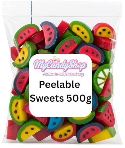 MyCandyShop Peelable Sweets 500g – TikTok Viral Candy Mix with Watermelon Sweets & Passionfruit Peelable Gummies – Candy Peel Kids & Adults – Fun Novelty Snack Gift Idea
