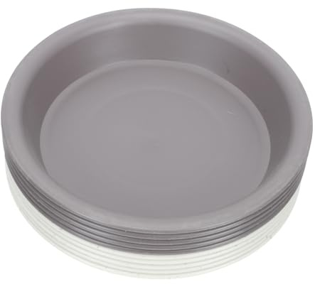 Milisten 1 Jeu Plateaux De Fleurs sous Plats pour Pots De Plantes Bases pour Fleurs Bonsai Utilisation Intérieure Extérieure Design Élégant Pratique 10 Pièces