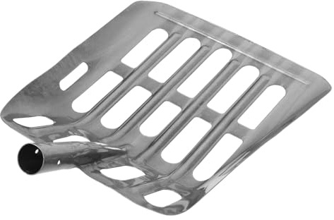 FONDOTIN Pelle à Maïs Multifonction pour Jardinage Et Récolte – Acier Large 35 Cm, Truelle Légère Et Portable, Outil Agricole Pratique pour Tamisage Et Récolte des Grains De Maïs