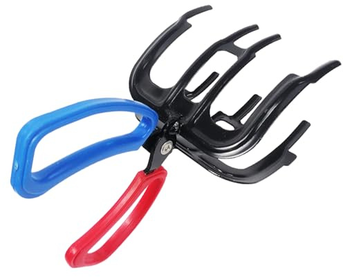 Pinza per artigli di pesce, multifunzionale, antiscivolo, pinza di controllo in metallo, pinza da pesca a 2/3 denti, pinza, pinza per il controllo degli attrezzi
