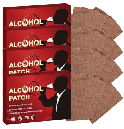 4 box Anti Alkohol Pflaster, 10pcs Pflaster Gegen Alkoholsucht
