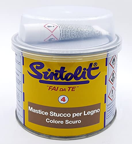 Sintolit litfdtlesc Stucco per Legno, Marrone