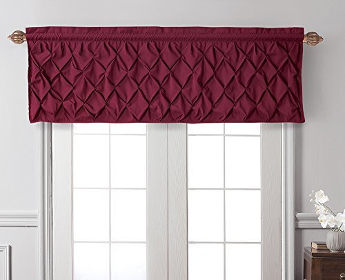 VCNY Home da Finestra mantovana, Burgundy, 60 x 20