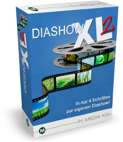 Diashow Software Diashow XL 2 zum Diashow mit Musik erstellen für PC, Smart-TV, CD, DVD, Smartphones, Tablets, Webseiten oder für Videoportale.