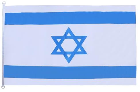 AZ FLAG - Flagge Israel - 150x90 cm - Israelische Fahne 90 x 150 Cm Aussenverwendung - Flaggen